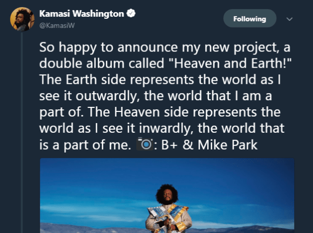 Kamasi tweet